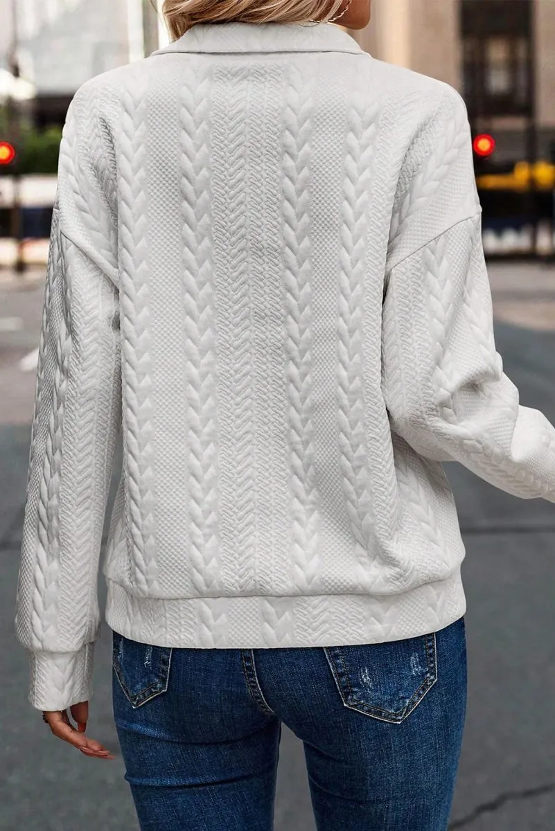 Frozen Dreams White Sweatshirt Women's Style