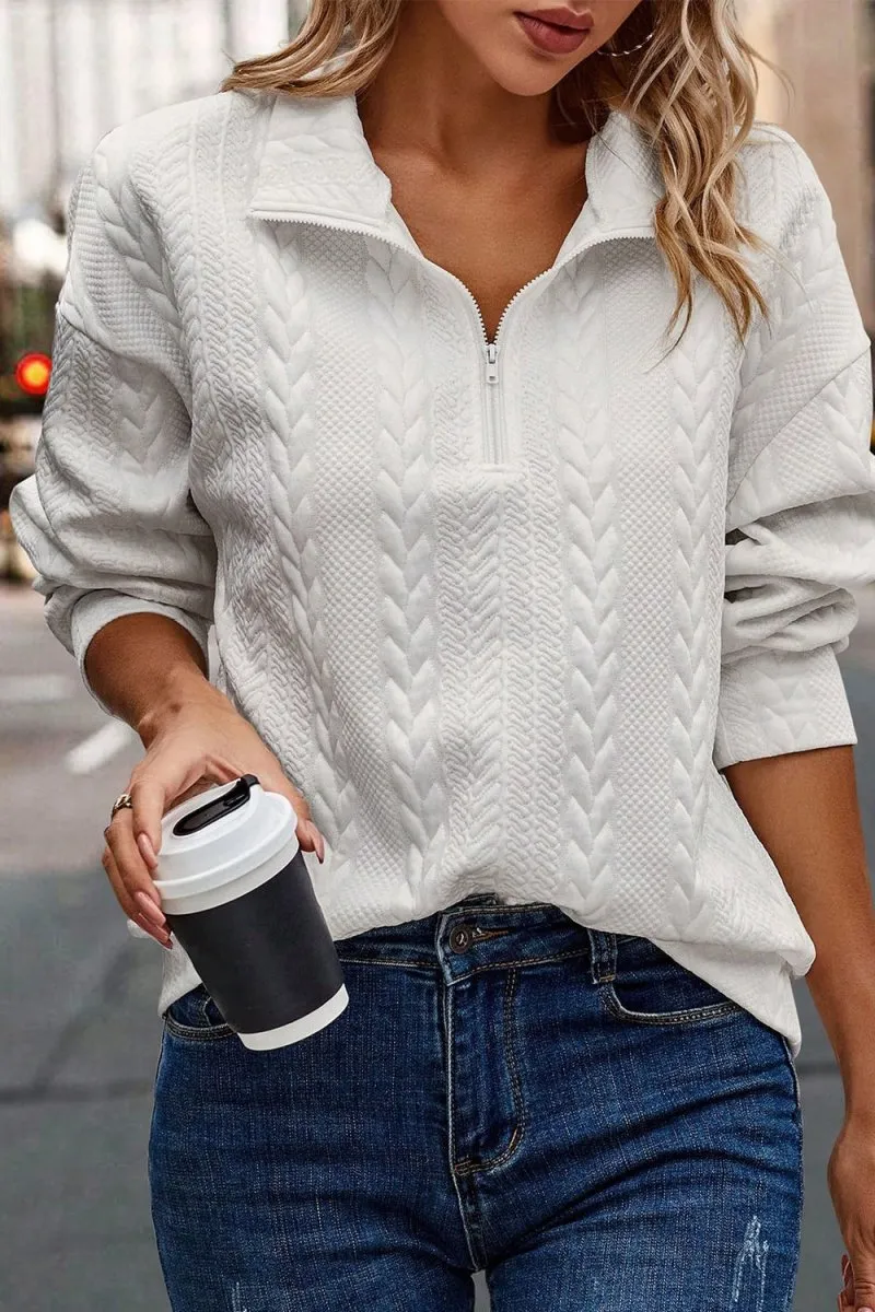 Frozen Dreams White Sweatshirt Women's Style