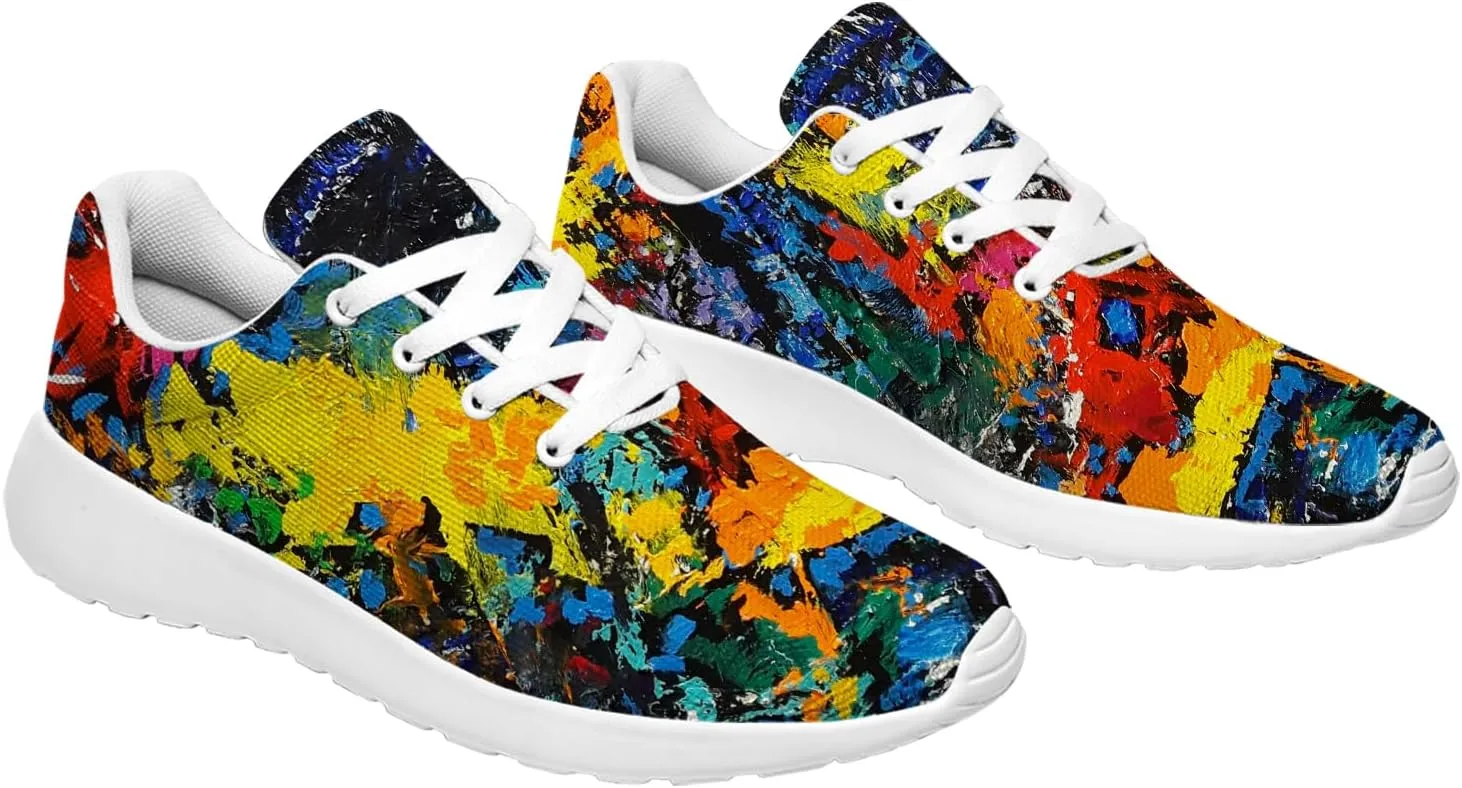 Graffiti Sneakers for Women Men Tennis Shoes Funny Running Shoes Gifts for Her Him