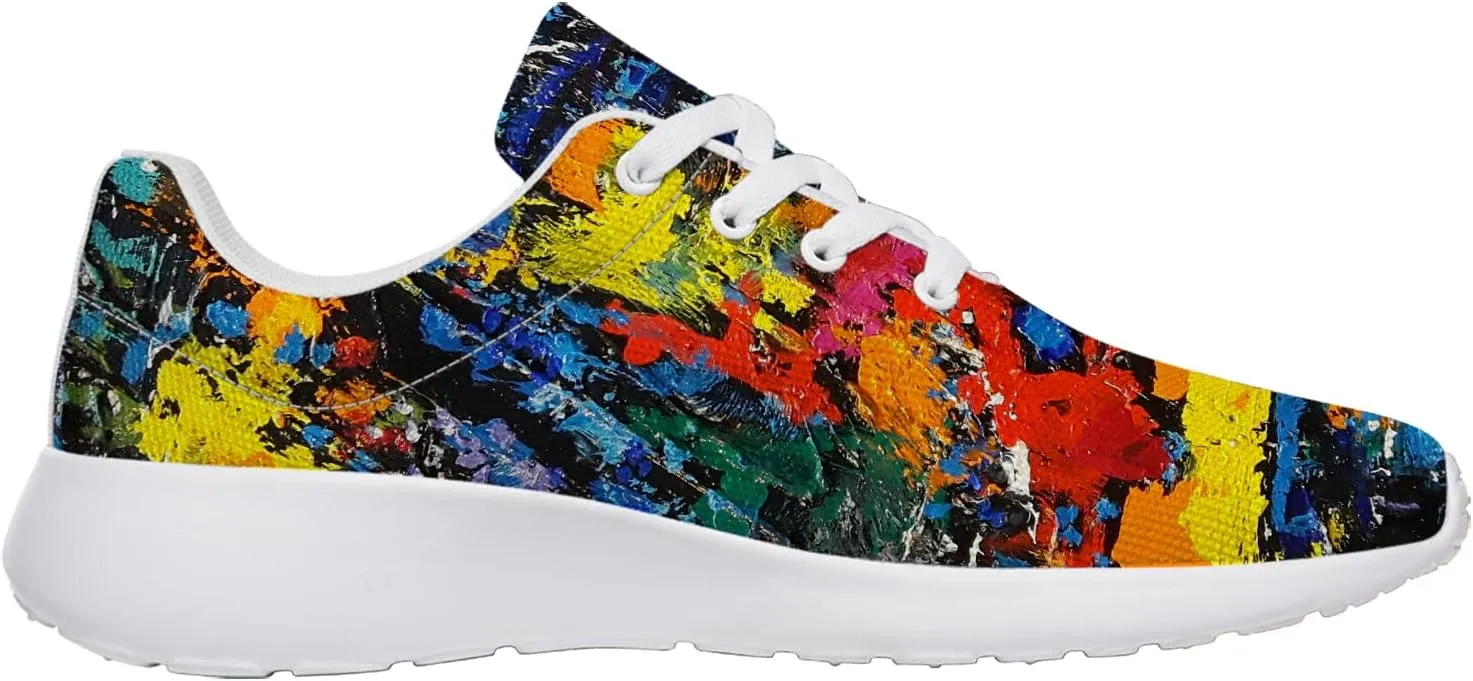 Graffiti Sneakers for Women Men Tennis Shoes Funny Running Shoes Gifts for Her Him