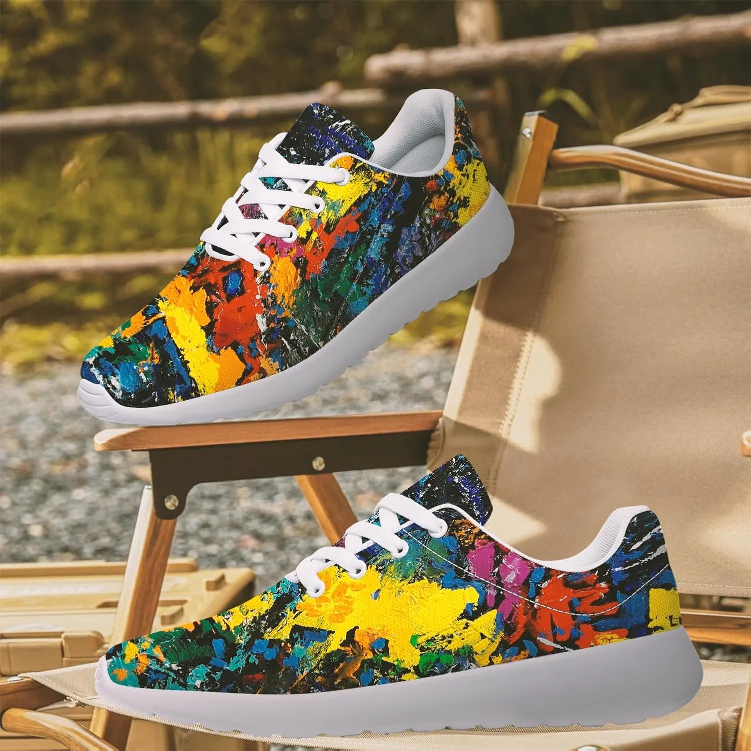 Graffiti Sneakers for Women Men Tennis Shoes Funny Running Shoes Gifts for Her Him