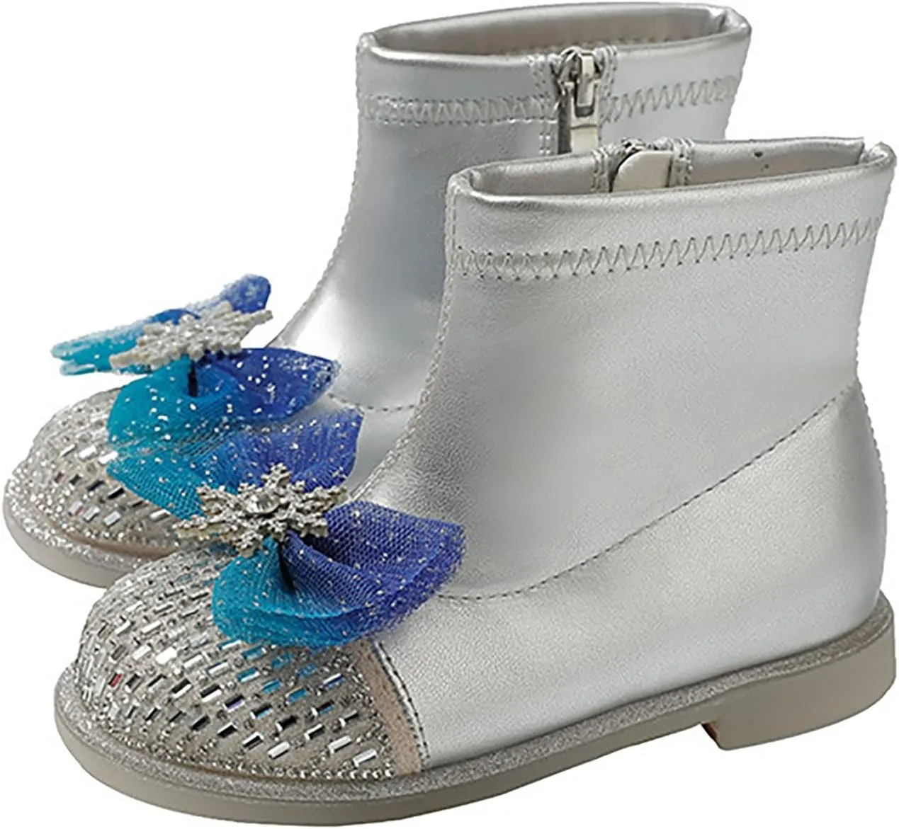 Leather Shoes For Girls Glitter Ankle Boots Kids Low Heel Dress Booties Fashion Side Zipper Short Girls Hunting Gear
