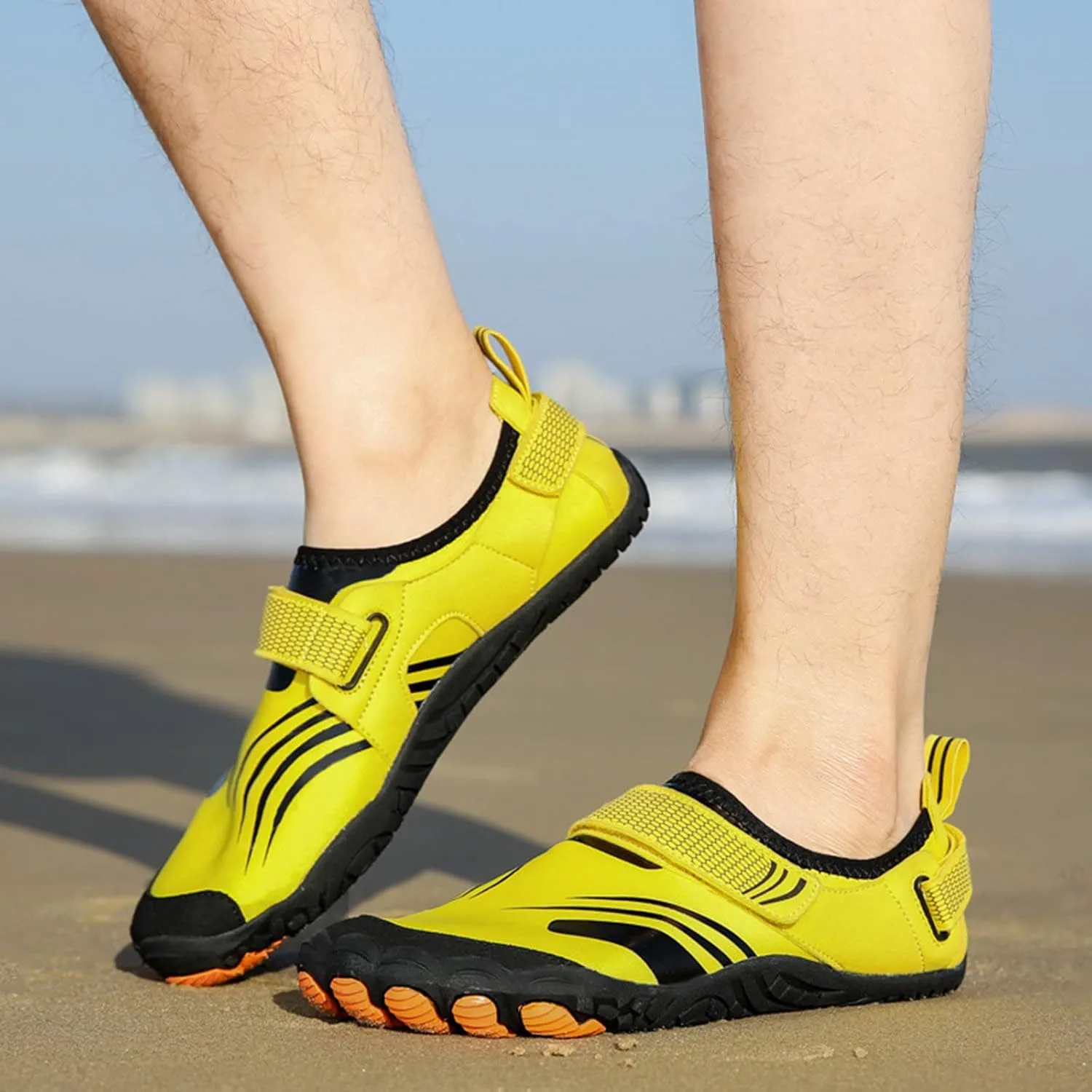 Quick Dry Water Shoes Mens Womens Barefoot Aqua Socks Swim Beach Pool Shoes Lightweight Outdoor Sports Hiking Surf Yoga Footwear
