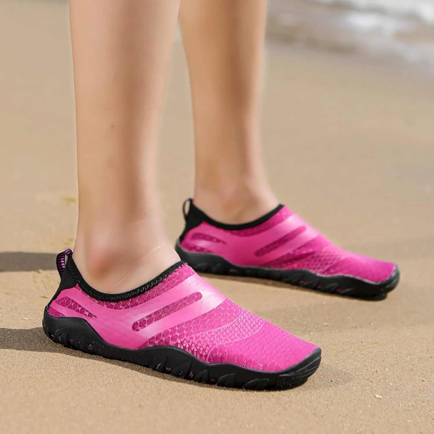 Water Shoes Men Size 9 Breathable Non Slip Athletic Water and Hiking Shoes for Women Water Shoes Wide Feet Beach Sports Quick Dry Barefoot for Beach Lake Pool Hiking Surfing Camping Size
